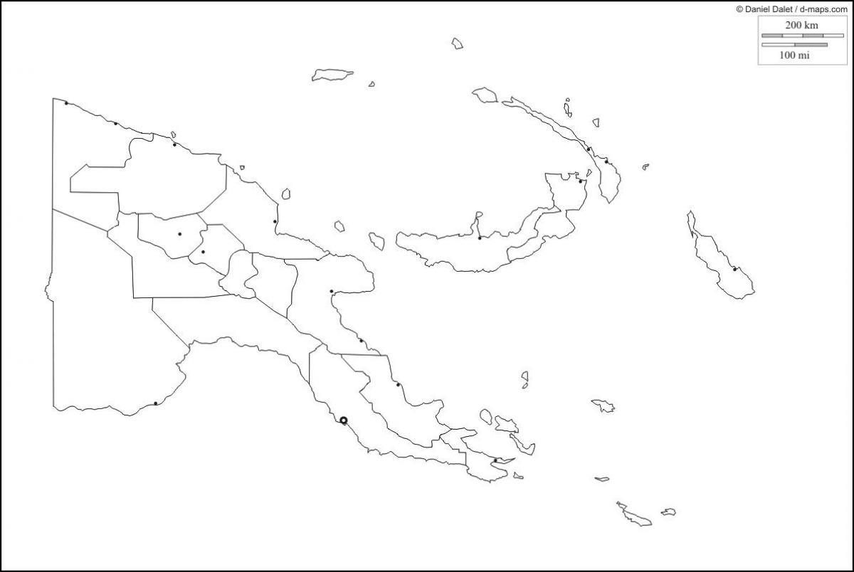 mappa di papua nuova guinea struttura della mappa