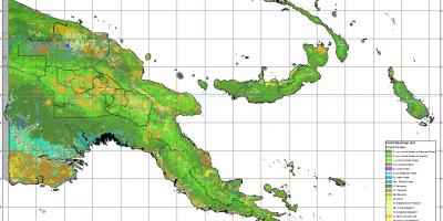 Mappa di papua nuova guinea clima