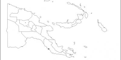 Mappa di papua nuova guinea struttura della mappa